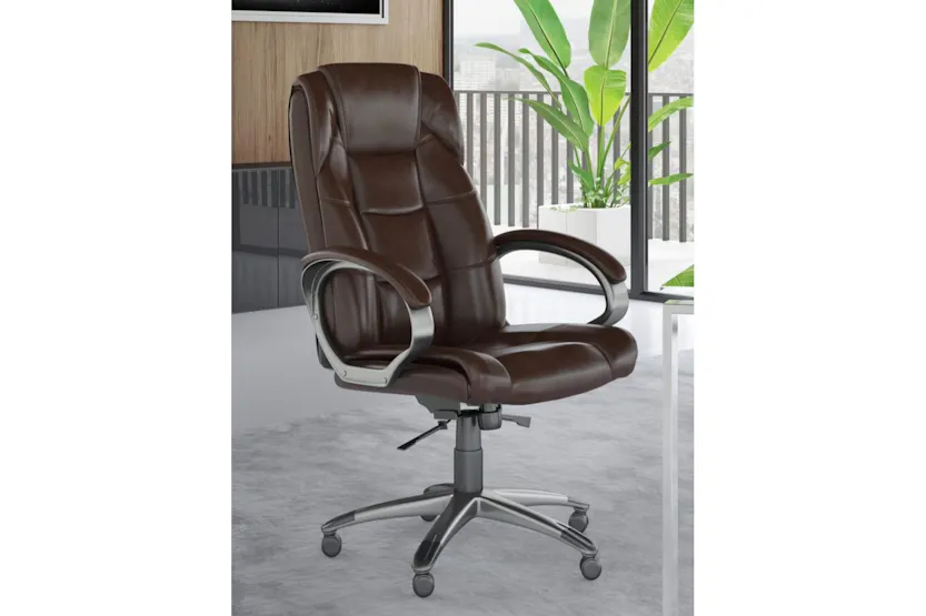 Alphason Office Chair | Leather | Brown Alphason Office Chair | Leather | Brown