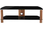 Alphason Century Stand 1200 With Walnut Legs And Black Glass, Suitable For Tvs Up To 55" Alphason Century Stand 1200 With Walnut Legs And Black Glass, Suitable For Tvs Up To 55"