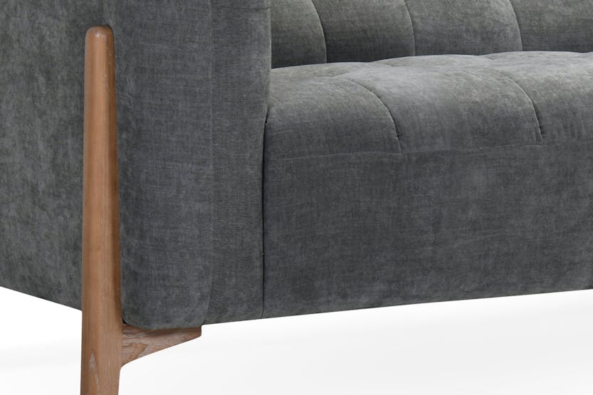 Rosie 2 Seater Sofa | Fabric | Basalt Rosie 2 Seater Sofa | Fabric | Basalt