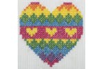 Trimits Gro-gcs87 - Xstitch Heart - Counted Cross Stitch Kit Trimits Gro-gcs87 - Xstitch Heart - Counted Cross Stitch Kit