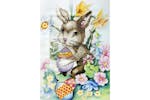 Orchidea Gro-orc.6221 - Gcard Bunny - Cross Stitch Kit Greet Orchidea Gro-orc.6221 - Gcard Bunny - Cross Stitch Kit Greet