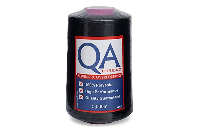 Hemline Gro-n4129\blk - Poly Thread 5000m - Overlocking Thre Hemline Gro-n4129\blk - Poly Thread 5000m - Overlocking Thre