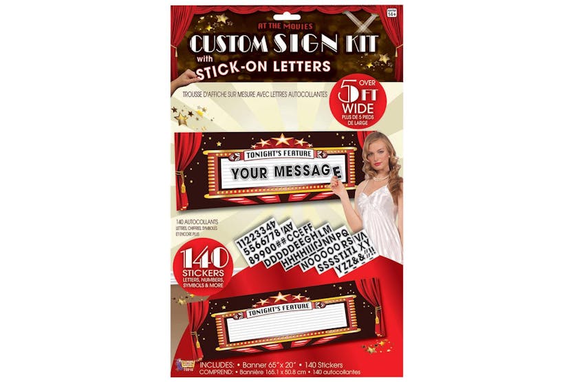 Rubies | Rb-x75916 | At The Movies- Custom Sign Kit Decoration Accessory Rubies | Rb-x75916 | At The Movies- Custom Sign Kit Decoration Accessory