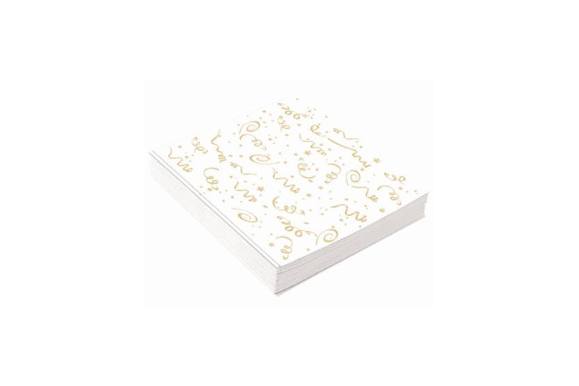 Rubies | Rb-x81983 | Gold Confetti Napkins Large (16 Pack) Rubies | Rb-x81983 | Gold Confetti Napkins Large (16 Pack)