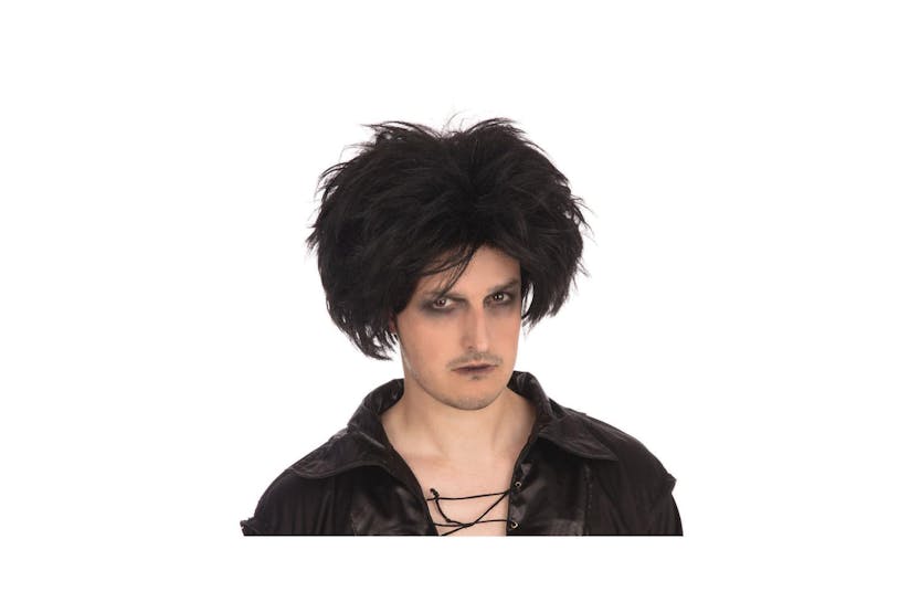 Rubies | Rb-bw732 | 80's Black Spikey Rock Star Wig Rubies | Rb-bw732 | 80's Black Spikey Rock Star Wig