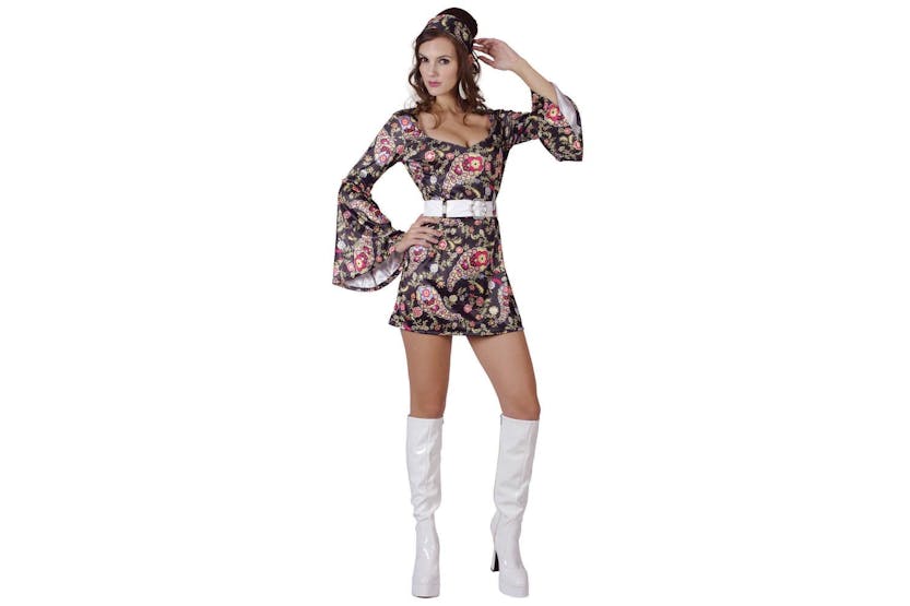 Rubies | Rb-ac865 | Disco Dress Black Adult Female Costume Rubies | Rb-ac865 | Disco Dress Black Adult Female Costume