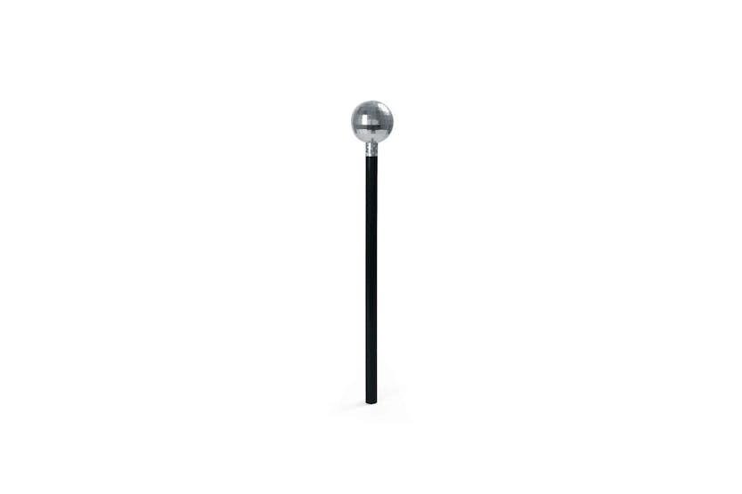 Rubies | Rb-ba120 | Mirror Ball Cane. Silver Rubies | Rb-ba120 | Mirror Ball Cane. Silver