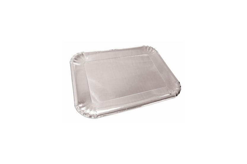 Rubies | Rb-x82940 | Silver Platters Paper ( 6 Pack) 25 X16cm Rubies | Rb-x82940 | Silver Platters Paper ( 6 Pack) 25 X16cm