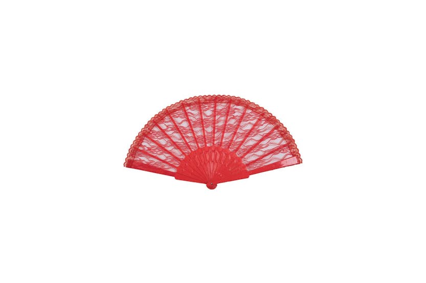 Rubies | Rb-ba2153 | Red Lace Fan Rubies | Rb-ba2153 | Red Lace Fan