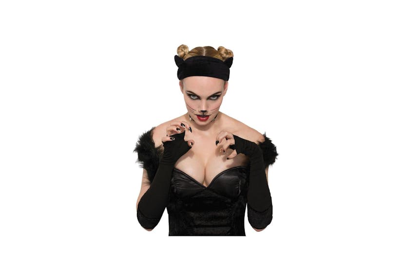 Rubies | Rb-x78356 | Cat Ears On Velvet Band Rubies | Rb-x78356 | Cat Ears On Velvet Band