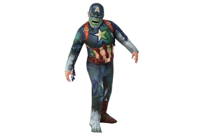 Rubies | Rb-702730xl000 | Mwi-zombie Captain America Dlx - Xl Rubies | Rb-702730xl000 | Mwi-zombie Captain America Dlx - Xl