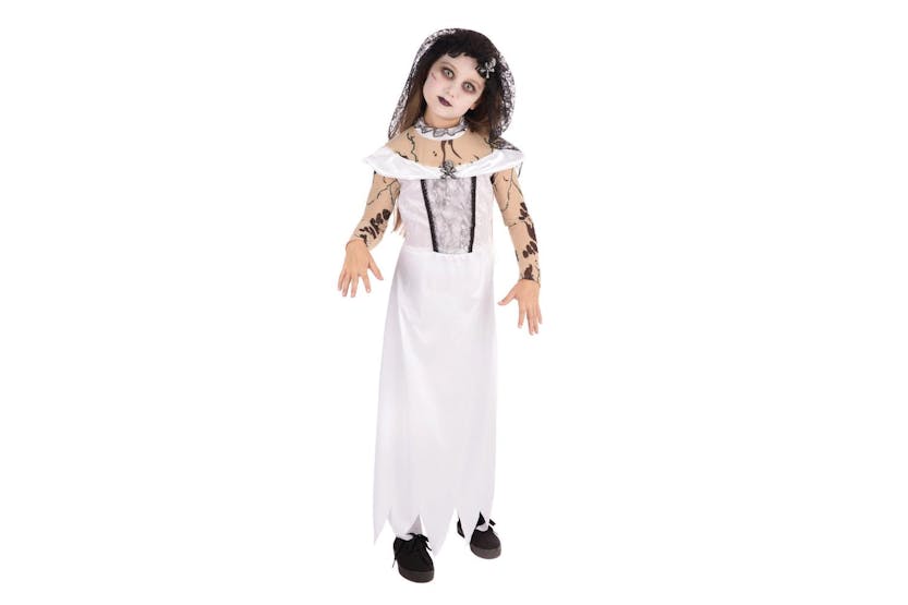 Rubies | Rb-cc854 | Zombie Bride 122-134cm Girls Childrens Costume Rubies | Rb-cc854 | Zombie Bride 122-134cm Girls Childrens Costume
