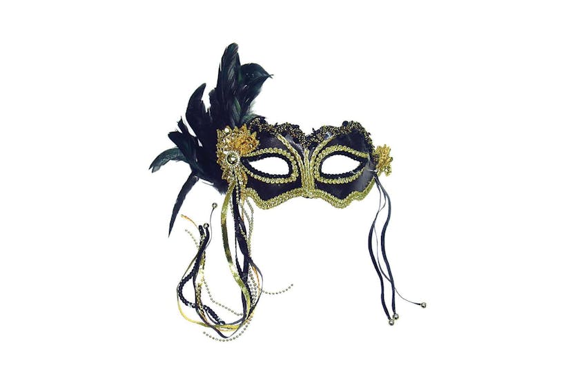 Rubies | Rb-em323 | Black Metallic + Side Feather Rubies | Rb-em323 | Black Metallic + Side Feather