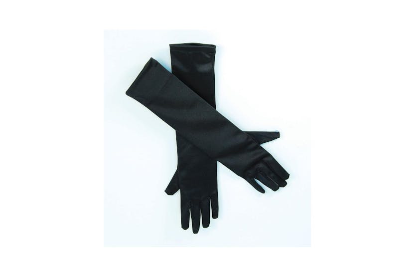 Rubies | Rb-ba589 | Gloves. Satin 19" Black Rubies | Rb-ba589 | Gloves. Satin 19" Black
