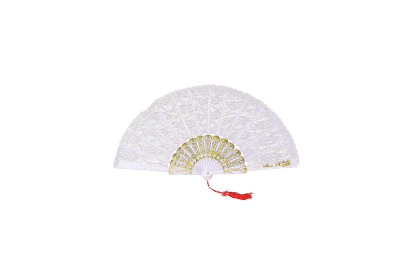 Rubies | Rb-ba612 | Fan White Lace Rubies | Rb-ba612 | Fan White Lace