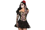 Rubies | Rb-x74673 | Day Of Dead Gloves Ladies Accessory Fancy Dress Rubies | Rb-x74673 | Day Of Dead Gloves Ladies Accessory Fancy Dress