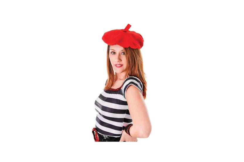 Rubies | Rb-bh111 | Red French Beret Rubies | Rb-bh111 | Red French Beret