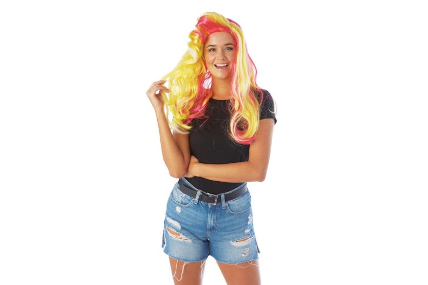 Rubies | Rb-300292-os | Uv Rainbow Wig Os Rubies | Rb-300292-os | Uv Rainbow Wig Os