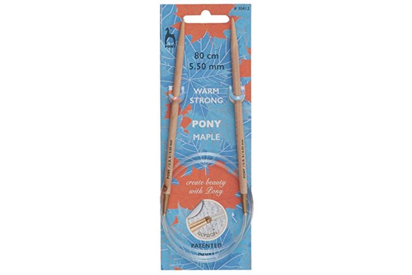 Pony Gro-p30412 - Maple Ckp 80cmx550 - Knitting Pins Circula Pony Gro-p30412 - Maple Ckp 80cmx550 - Knitting Pins Circula