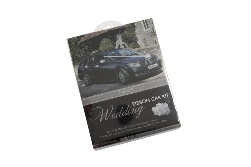 Occasions Gro-b1757wh - Tulle Ribbon Car Kit - Tulle Ribbon Occasions Gro-b1757wh - Tulle Ribbon Car Kit - Tulle Ribbon