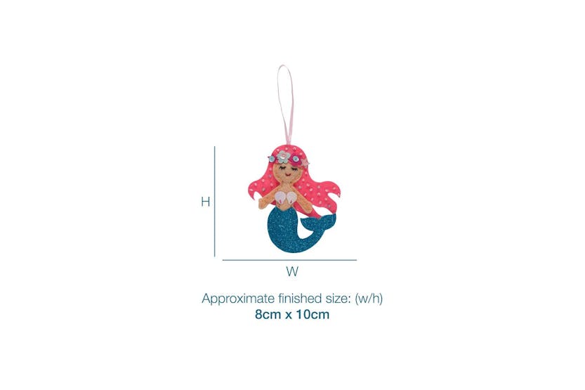 Trimits Gro-gck060 - Felt Kit Mermaid - Felt Decoration Kit Trimits Gro-gck060 - Felt Kit Mermaid - Felt Decoration Kit