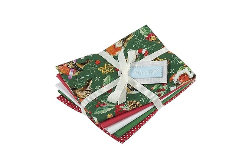 Trimits Gro-gtc186 - Fq Pk Grn Robins - Fabric Fat Quarters Trimits Gro-gtc186 - Fq Pk Grn Robins - Fabric Fat Quarters