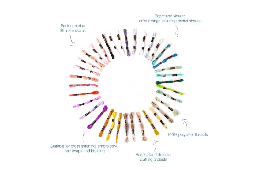 Trimits Gro-floss2 - Floss Skeins Astd - Thread Stranded Pol Trimits Gro-floss2 - Floss Skeins Astd - Thread Stranded Pol