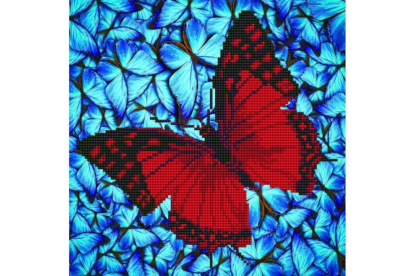 Diamond Dotz Gro-dd5.020 - Flutterby Red - Diamond Painting Diamond Dotz Gro-dd5.020 - Flutterby Red - Diamond Painting