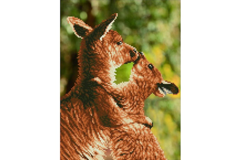 Diamond Dotz Gro-dd6.001 - Kissing Kangas - Diamond Painting Diamond Dotz Gro-dd6.001 - Kissing Kangas - Diamond Painting
