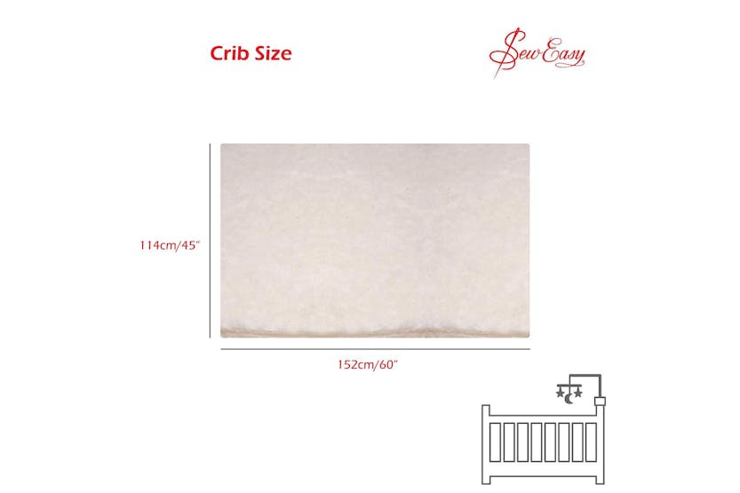 Sew Easy Gro-nlw.201 - Wadding 45x60in - Wadding 80 Cotton A Sew Easy Gro-nlw.201 - Wadding 45x60in - Wadding 80 Cotton A