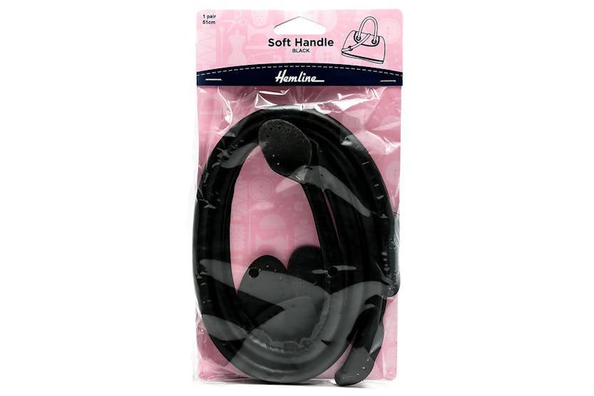 Hemline Gro-h4511.bk - Hl Pair Shandle 51cm - Bag Handle Sof Hemline Gro-h4511.bk - Hl Pair Shandle 51cm - Bag Handle Sof