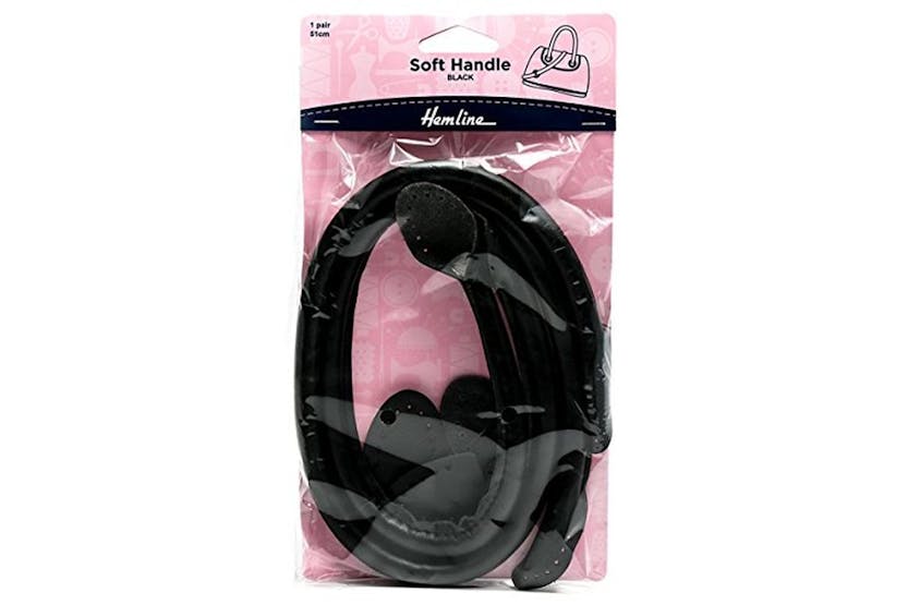 Hemline Gro-h4511.bk - Hl Pair Shandle 51cm - Bag Handle Sof Hemline Gro-h4511.bk - Hl Pair Shandle 51cm - Bag Handle Sof