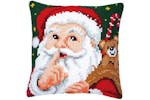 Vervaco Gro-pn-0008518 - Cushion Santa - Cross Stitch Kit Cu Vervaco Gro-pn-0008518 - Cushion Santa - Cross Stitch Kit Cu