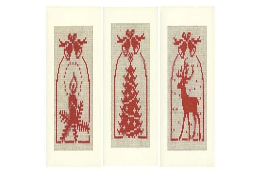 Vervaco Gro-pn-0021444 - Cards Pk3 Xmas Symbols - Counted Cr Vervaco Gro-pn-0021444 - Cards Pk3 Xmas Symbols - Counted Cr