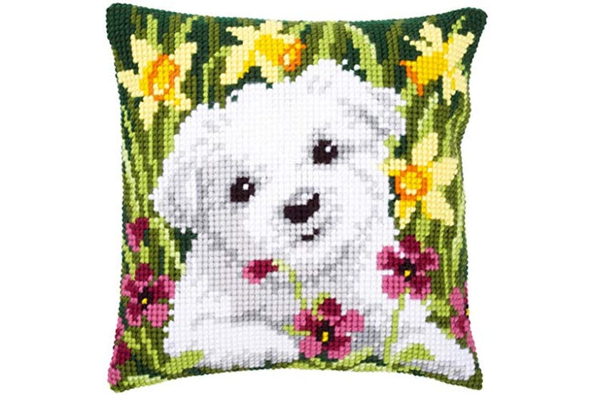 Vervaco Gro-pn-0147569 - Cushion Westie - Cross Stitch Kit C Vervaco Gro-pn-0147569 - Cushion Westie - Cross Stitch Kit C