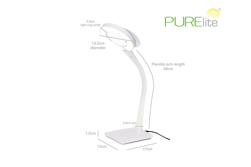 Purelite Gro-cfpl8289 - Table Magnifier Lamp - Magnifying La Purelite Gro-cfpl8289 - Table Magnifier Lamp - Magnifying La