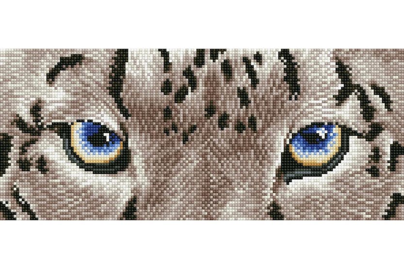 Diamond Dotz Gro-dd5.043 - Snow Leopard Spy - Diamond Painti Diamond Dotz Gro-dd5.043 - Snow Leopard Spy - Diamond Painti