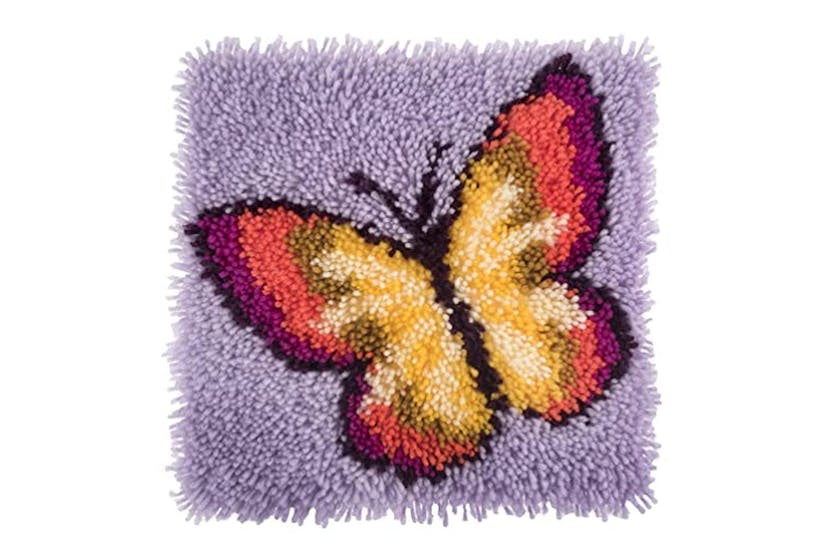 Trimits Gro-gck099 - Lhook Butterfly - Latch Hook Kit Butter Trimits Gro-gck099 - Lhook Butterfly - Latch Hook Kit Butter