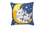 Vervaco Gro-pn-0008678 - Cushion Moonkittens - Cross Stitch Vervaco Gro-pn-0008678 - Cushion Moonkittens - Cross Stitch