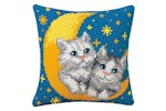 Vervaco Gro-pn-0008678 - Cushion Moonkittens - Cross Stitch Vervaco Gro-pn-0008678 - Cushion Moonkittens - Cross Stitch