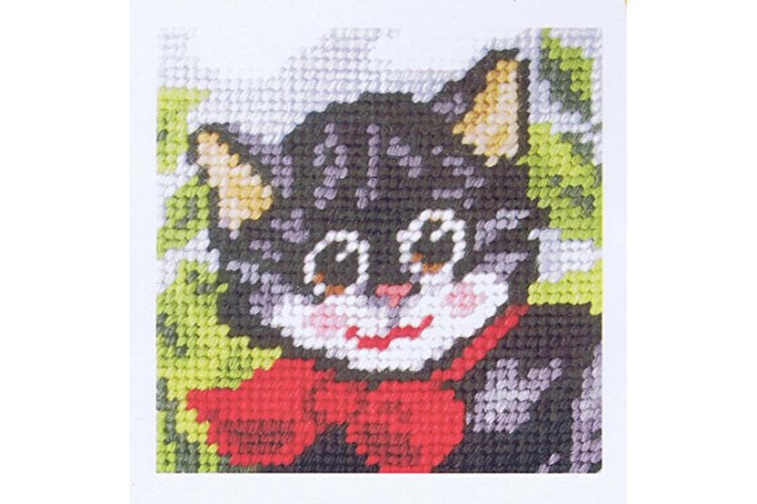 Orchidea Gro-orc.9606 - Emb Kit Pussy Cat - Needlepoint Kit Orchidea Gro-orc.9606 - Emb Kit Pussy Cat - Needlepoint Kit