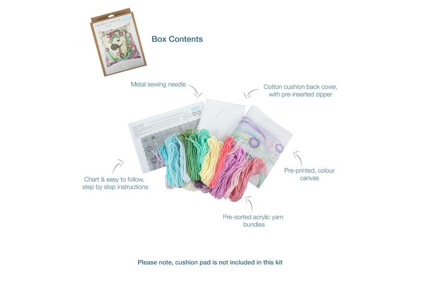 Trimits Gro-gcs85 - Tap Cush Unicorn - Half Cross Stitch Tap Trimits Gro-gcs85 - Tap Cush Unicorn - Half Cross Stitch Tap