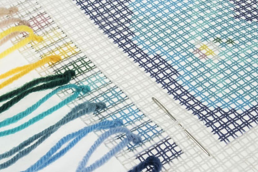 Trimits Gro-gcs57 - Modern Floral - Counted Cross Stitch Kit Trimits Gro-gcs57 - Modern Floral - Counted Cross Stitch Kit