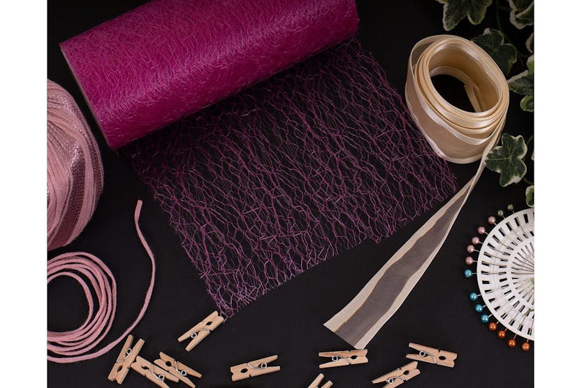 Occasions Gro-r422fu - Mesh Tulle 10mx15cm - Trim Mesh Tulle Occasions Gro-r422fu - Mesh Tulle 10mx15cm - Trim Mesh Tulle