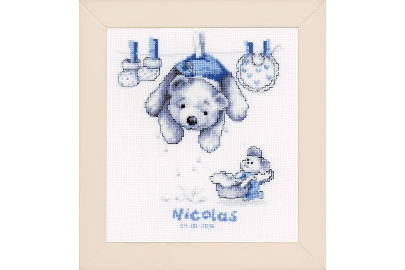 Vervaco Gro-pn-0011892 - Baby Laundry - Counted Cross Stitch Vervaco Gro-pn-0011892 - Baby Laundry - Counted Cross Stitch