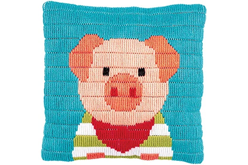 Vervaco Gro-pn-0194234 - Ls Cush Little Pig - Long Stitch Ki Vervaco Gro-pn-0194234 - Ls Cush Little Pig - Long Stitch Ki