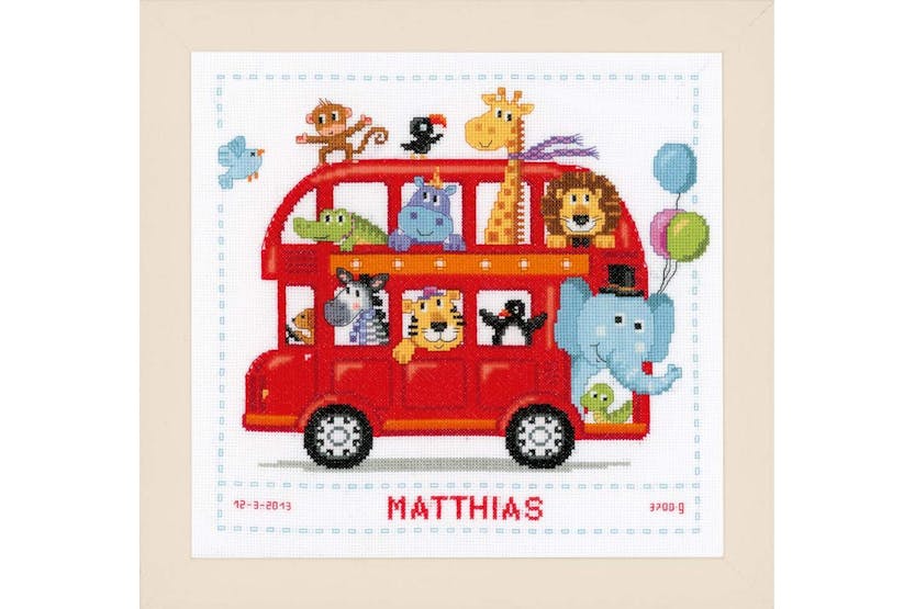 Vervaco Gro-pn-0147691 - Brec Funny Bus - Counted Cross Stit Vervaco Gro-pn-0147691 - Brec Funny Bus - Counted Cross Stit