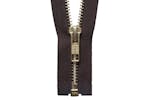 Ykk Gro-y2030\570 - Brass Oend Zip 30cm - Brass Metal Open E Ykk Gro-y2030\570 - Brass Oend Zip 30cm - Brass Metal Open E