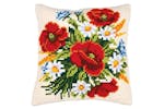 Vervaco Gro-pn-0008562 - Cushion Flowers - Cross Stitch Kit Vervaco Gro-pn-0008562 - Cushion Flowers - Cross Stitch Kit