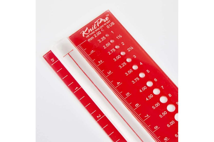 Knitpro Gro-kp10701 - Ndl Sizer Rectangle - Needle Size Gaug Knitpro Gro-kp10701 - Ndl Sizer Rectangle - Needle Size Gaug